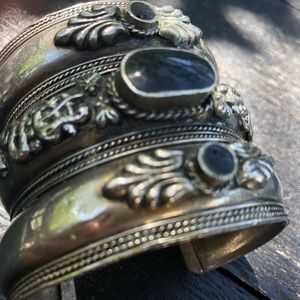 Vintage Silver/Nickle Cuff Bracelet